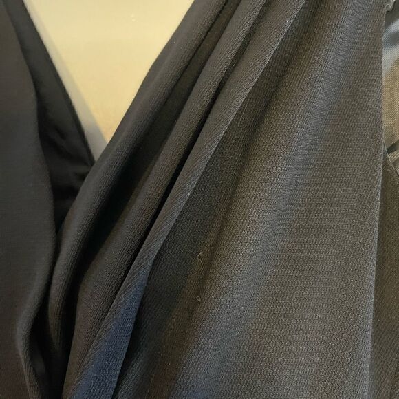 ZARA Sleeveless Pleated Front Wide Leg Jumpsuit in Black | SZ XS - Picture 9 of 15